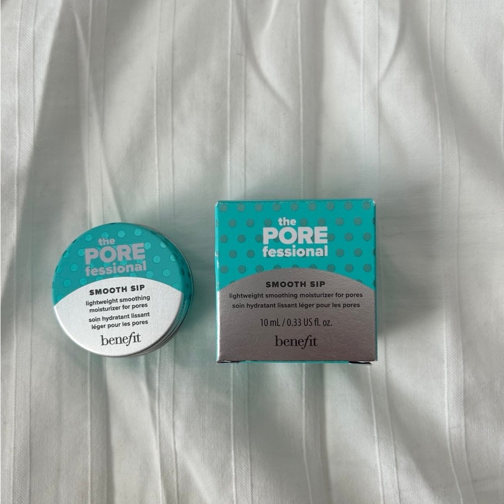 Benefit The POREfessional Smooth Sip Moisturizer - Teal and White